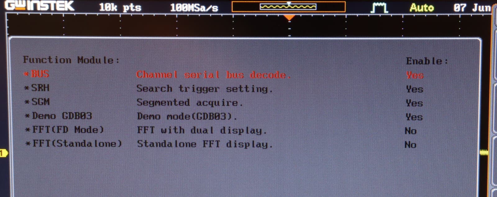 GW Instek MDO-2102EX Multi-Function Oscilloscope 100MHz 2Ch w/SpecAn DMM AWG NEW 5