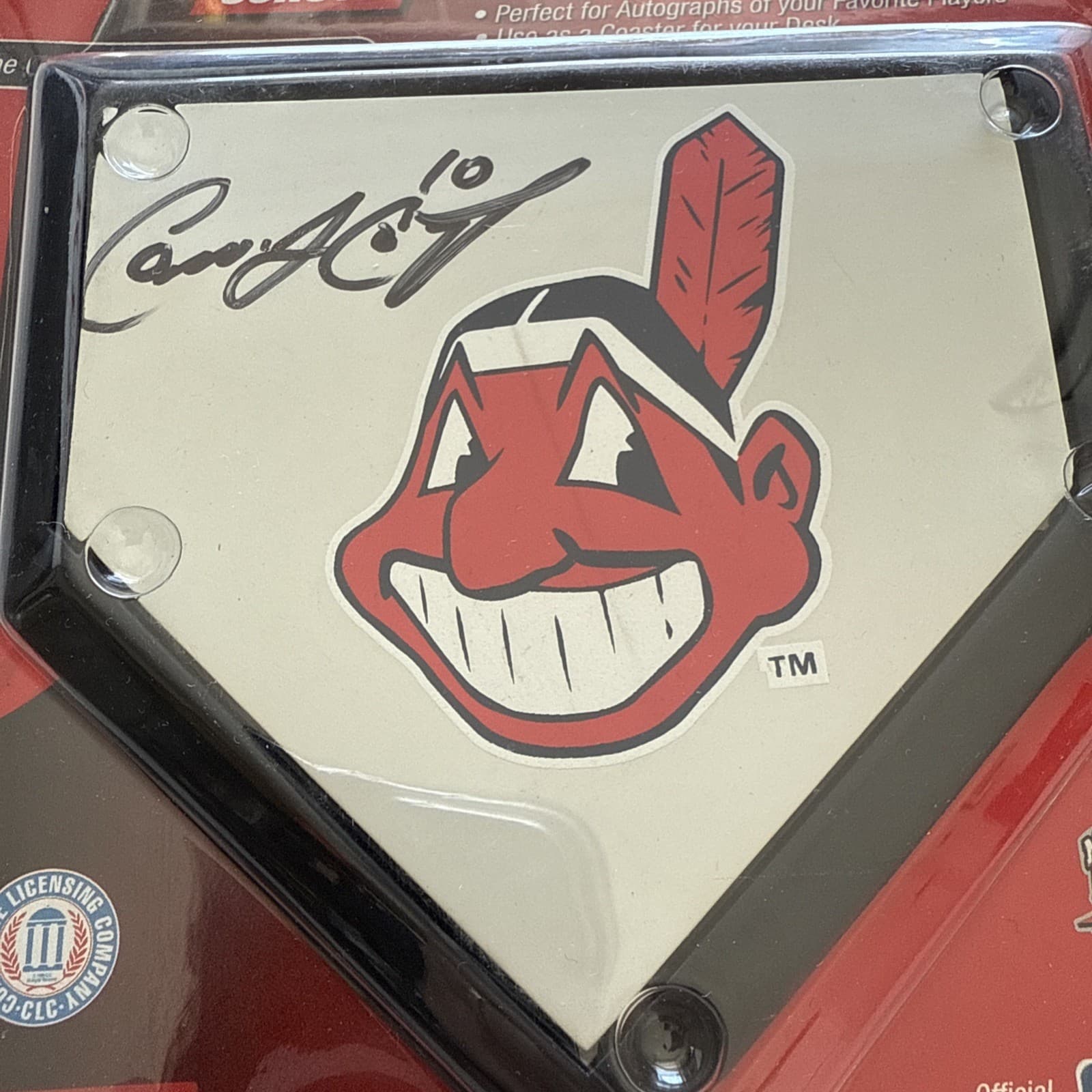 Coco Crisp Autographed Home Plate - Mini 5”x5” New 2