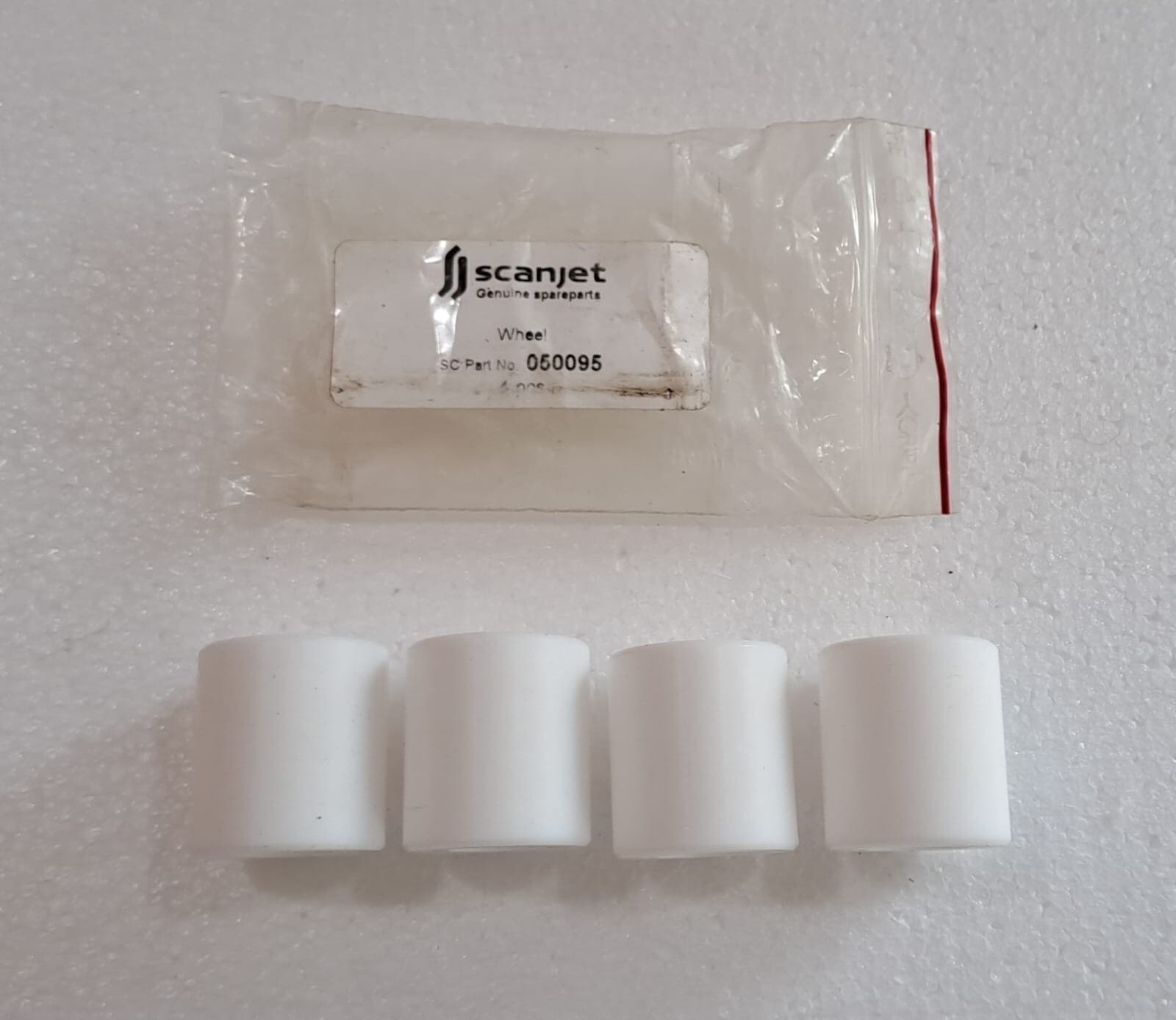 LOT OF 4 PC. WHEEL FOR SCANJET FIXED TANK CLEANMACHINE SC30/SC90T P.N.050095