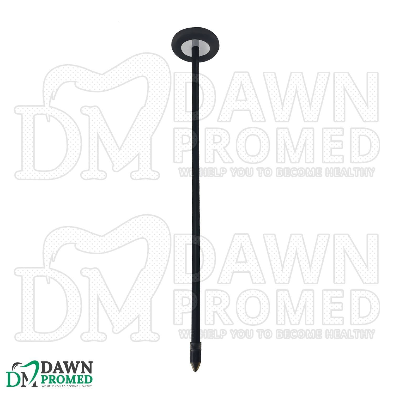 Queen Square Neurological Reflex Hammer Black 14" Long Plastic Handle Diagnostic 6