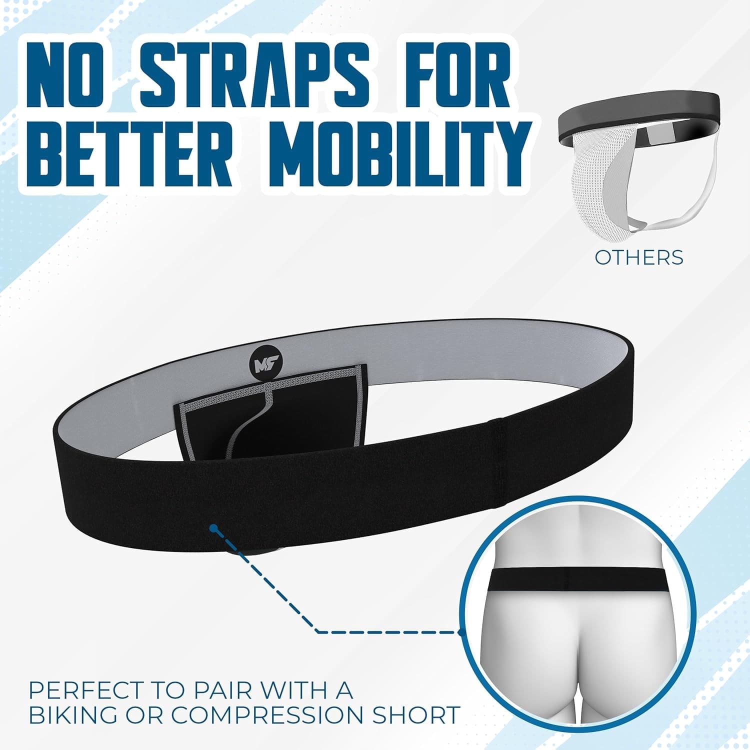 Real Men LIFT Pouch Jock Strap 1 or 3 Pack- X-Small, 1 Gunmetal Gray  6