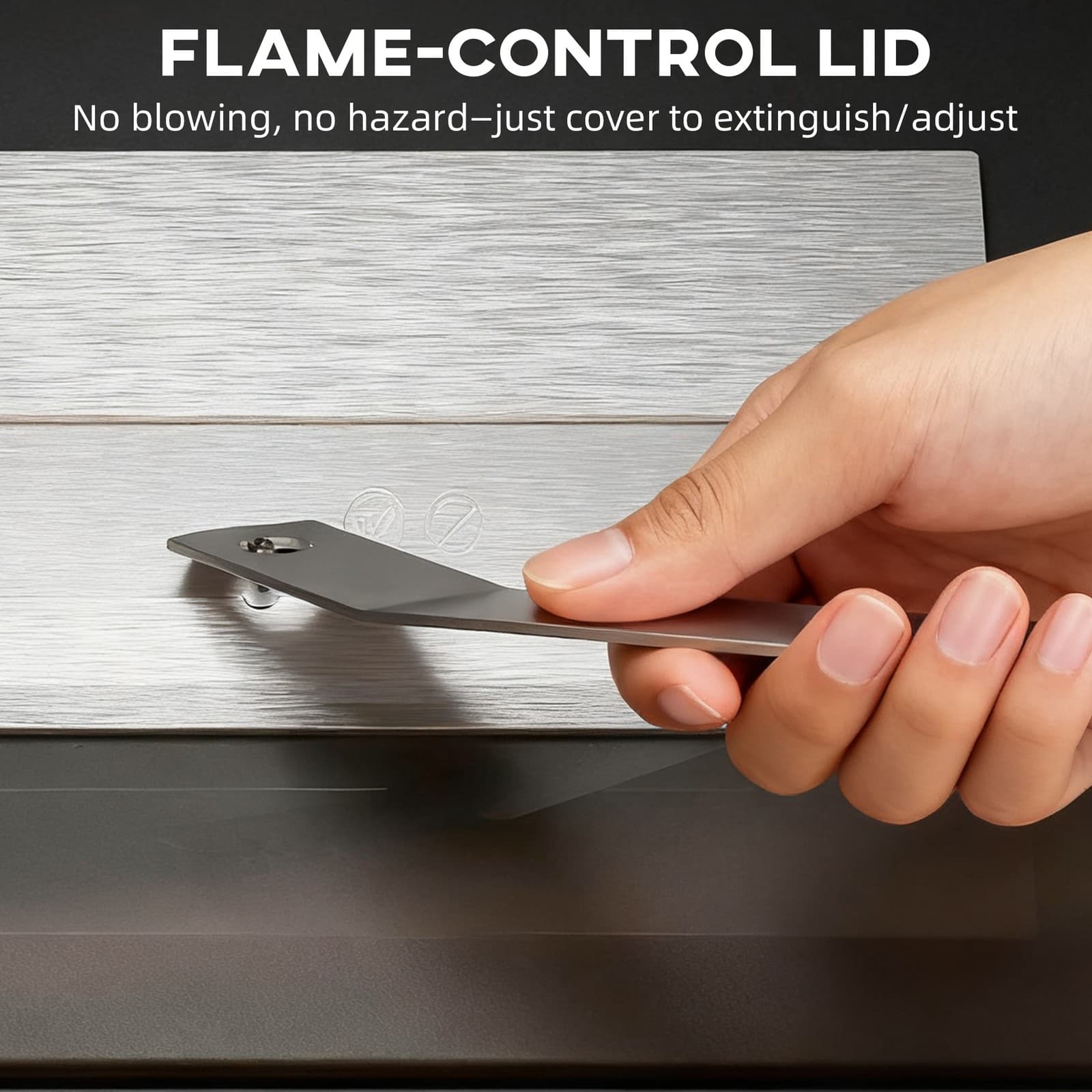 HOMCOM 22" Bio Ethanol Fireplace Stove, Ethanol Fire Burner with Door 4