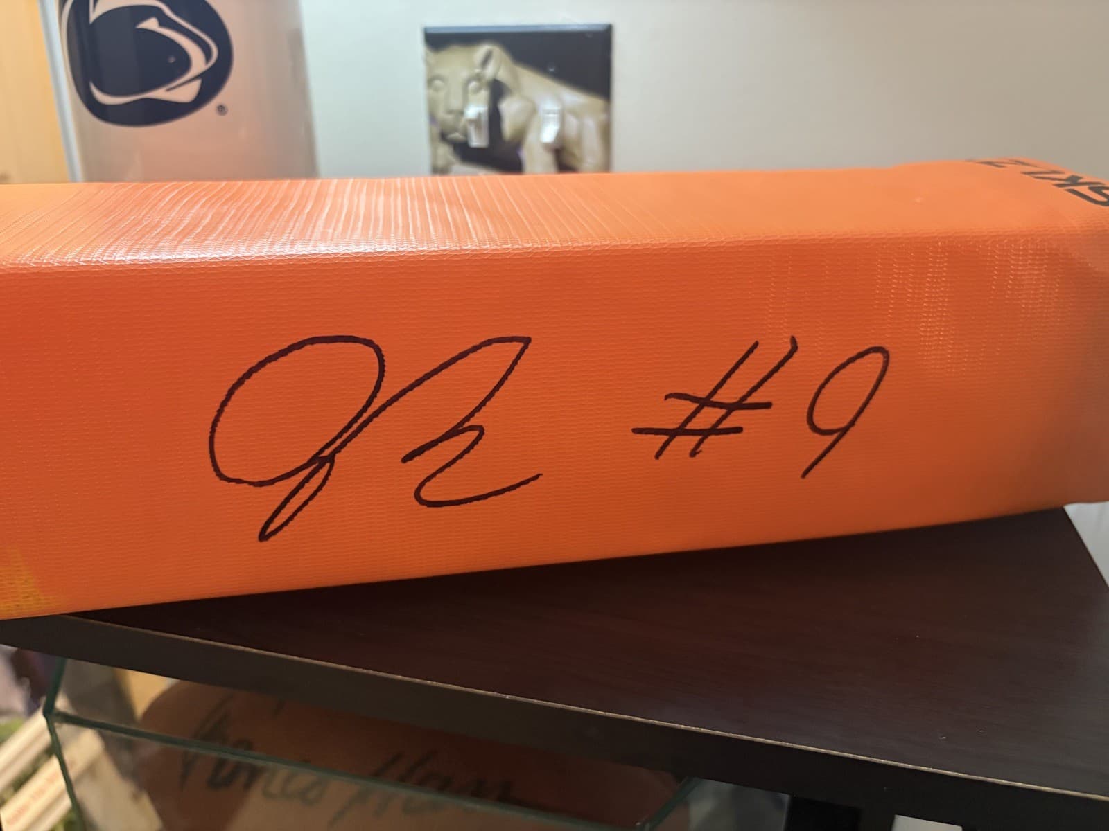 Signed Jaquan Brisker Penn State Pylon Nittany Lions JSA cert Chicago Bears