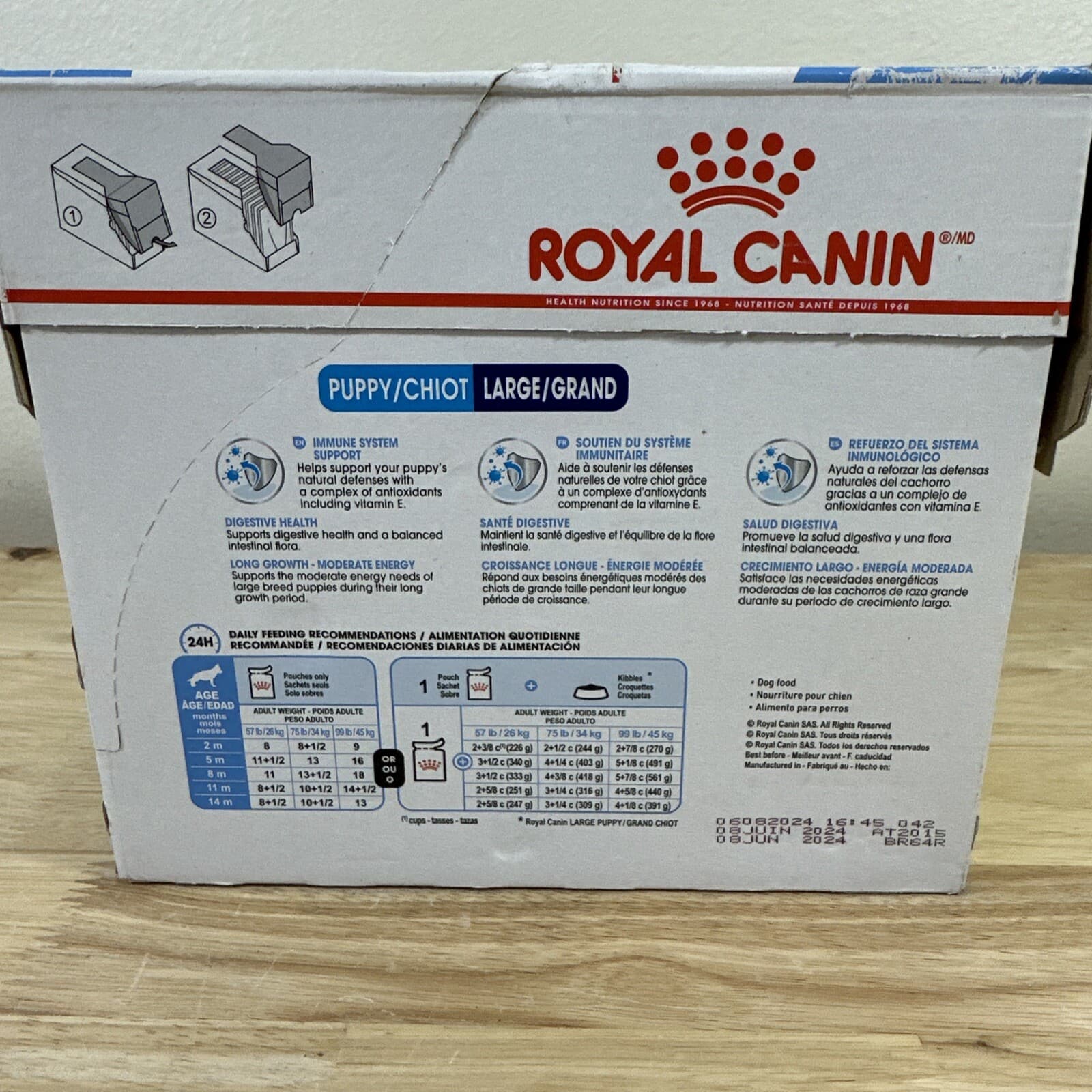 Royal Canin Size Health Nutrition Large Puppy Chunks in Gravy Wet Dog Food 2