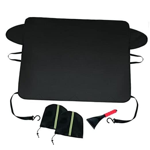Car Windshield Snow Cover for Ice and Snow- Durable 600D Oxford Fabric with