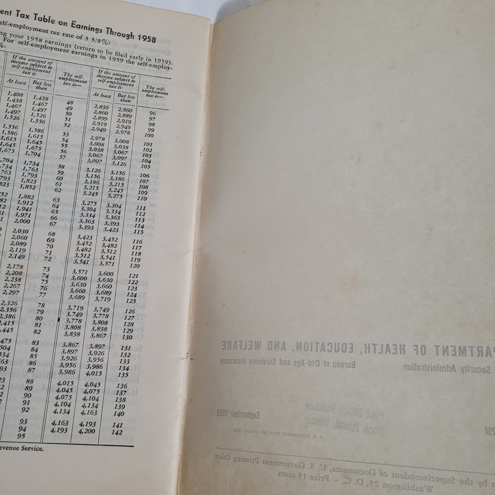 Vintage Farm People and Social Security Booklet 1958 US Government Ephemera 4