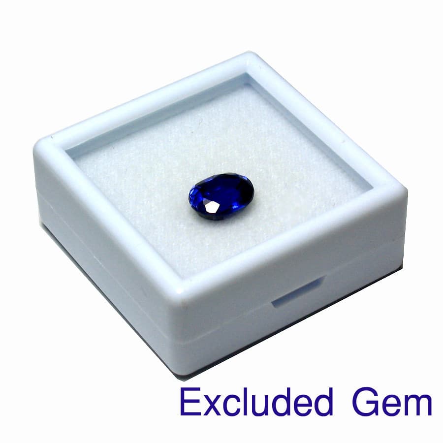 80 PCS OF TOP GLASS PLASTIC GEMSTONE JEWELRY DISPLAY JAR BOX WHITE Size 4x4 CM 2
