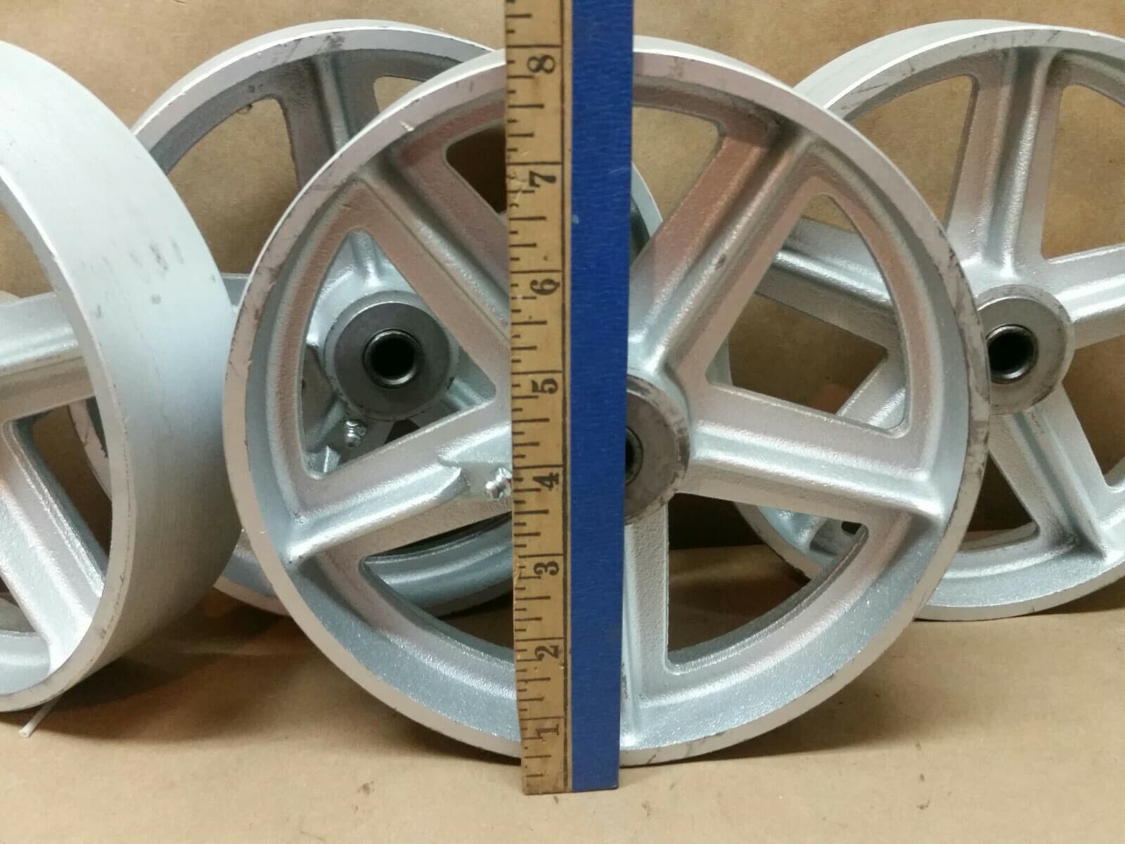 Hit Miss Engine Cart wheels Antique Style 8x2 industrial type flywheel engine  5