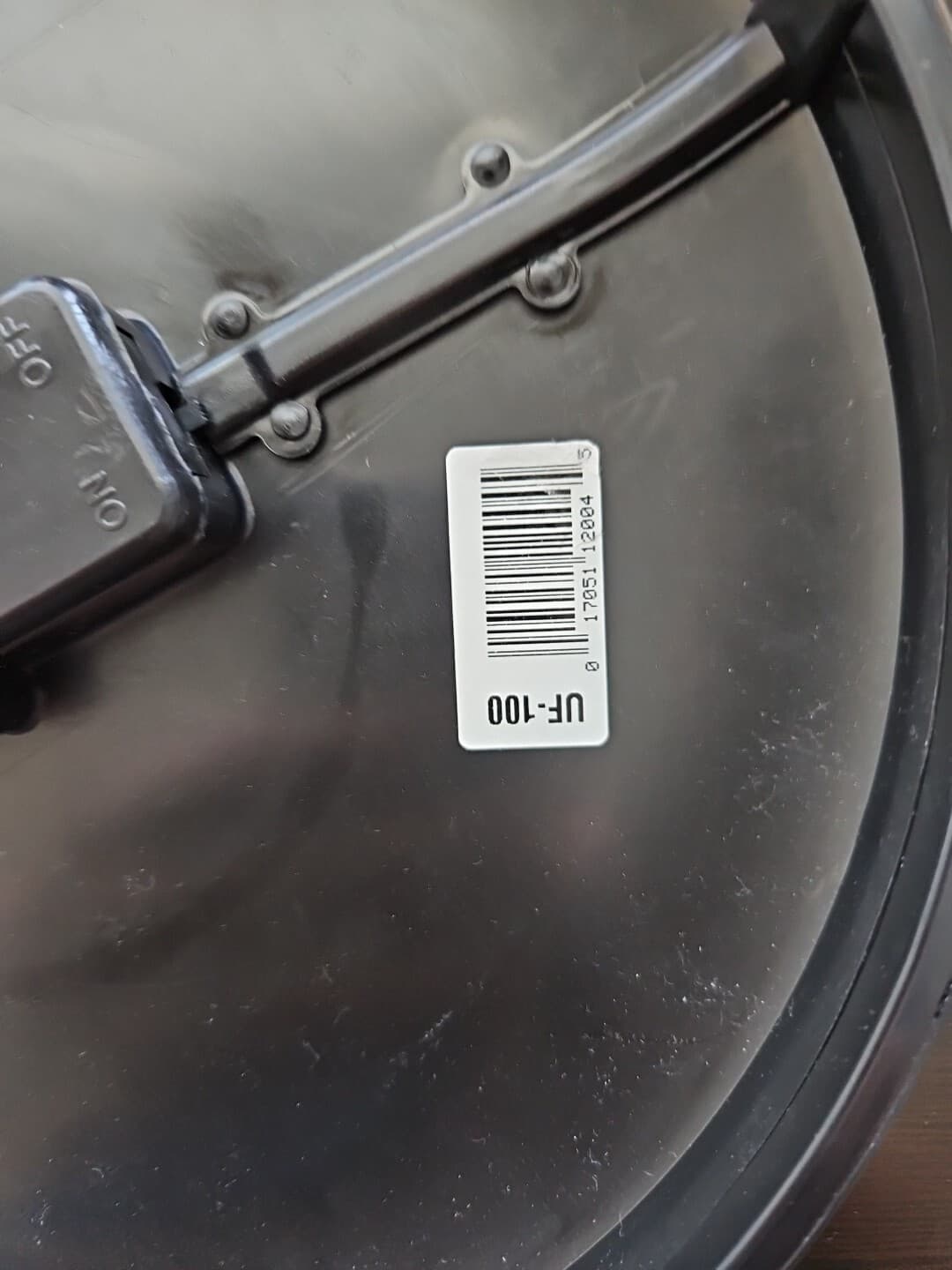 Light Up Frisbee UFO-GLO black Flying Disc 4Light-Up Works On Off Switch NEW 4