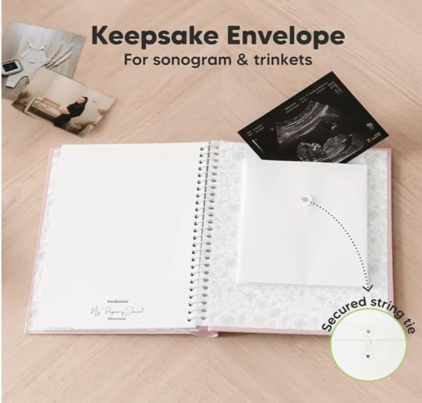 Pregnancy Journal -Pink & White Blossom  by Keababies BRAND NE 6