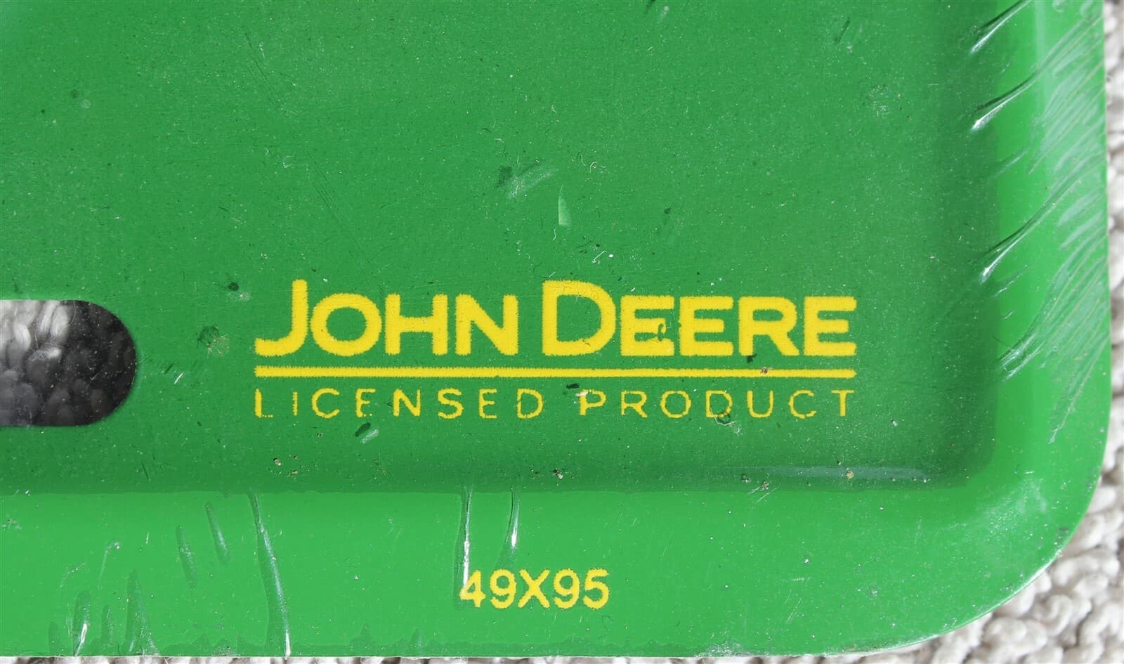 John Deere Nothing Runs Like a Deere License Plate Aluminum New Licensed Green 3