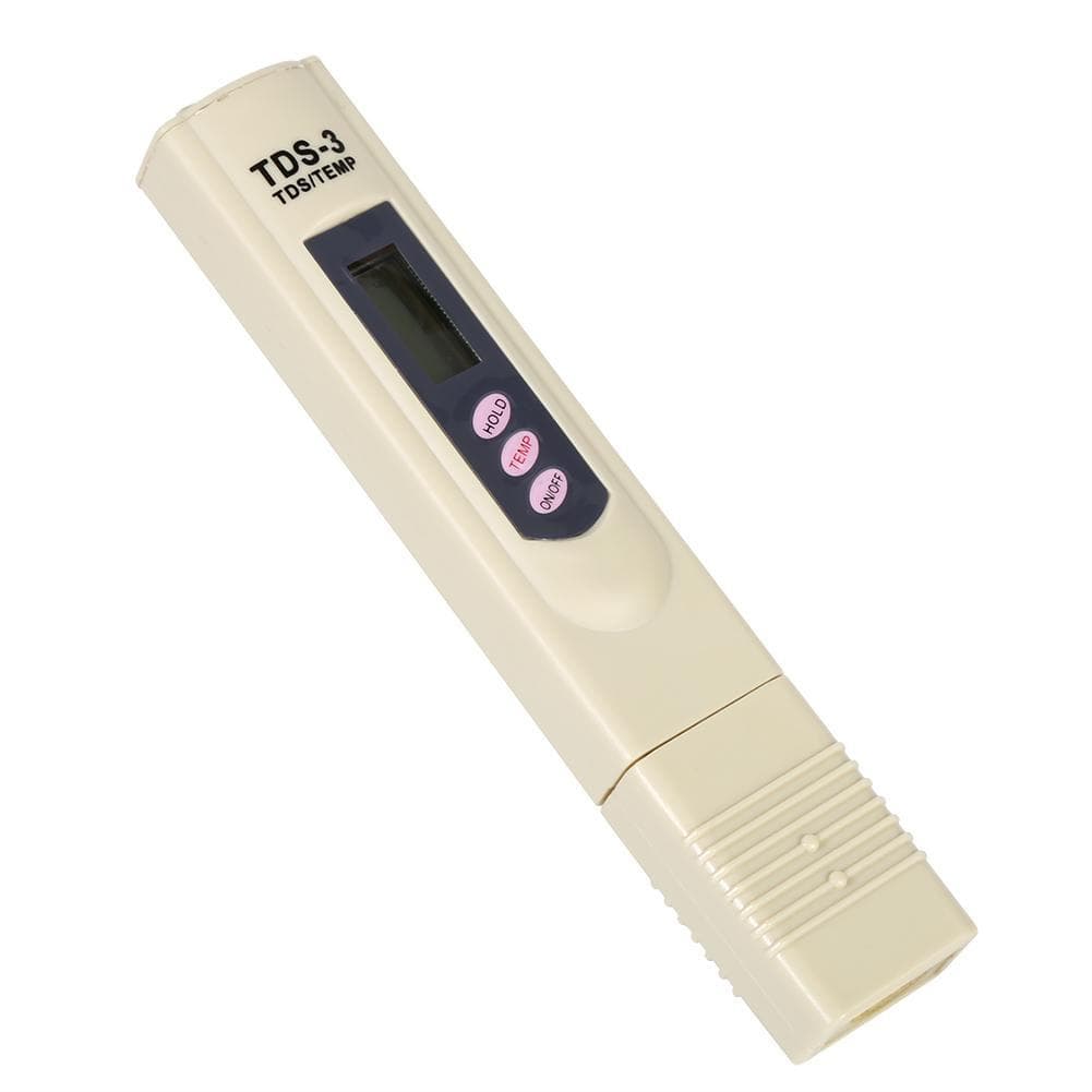 Handheld Water Quality Hardness Purity Digital LCD Meter 0-9990 PPM TDS TDS-3 5