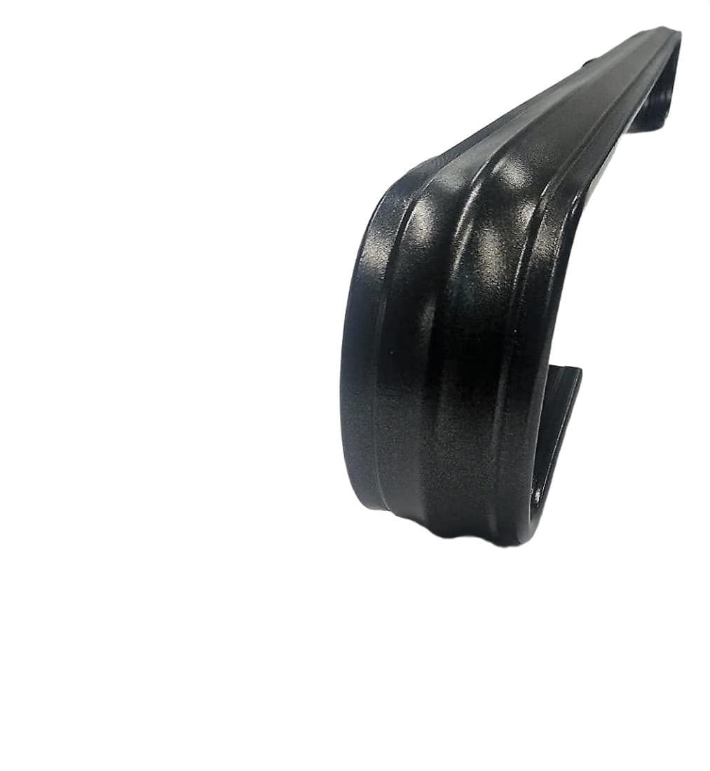 Kenosha Iron 4' Wrought Iron Handrail Black Metallic Indoor-Outdoor Use Made USA 6