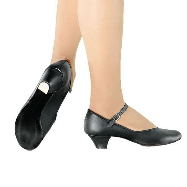 So Danca Black Character/Ballroom CH02 Suede Sole Dance Shoes Womens 2