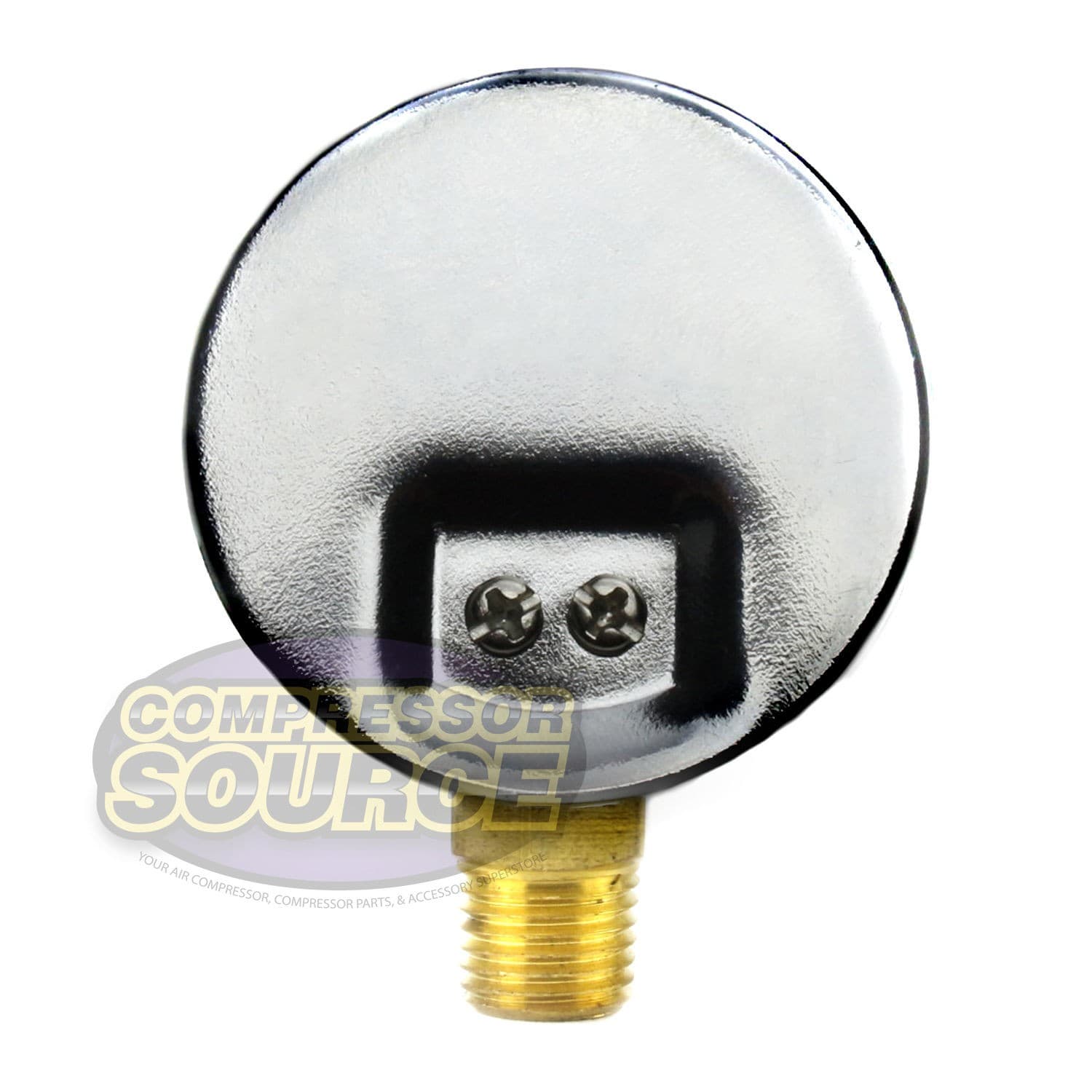 5 Air Compressor Pressure Hydraulic Gauge 2" Face side Mount 1/4" NPT 0-300 PSI 4
