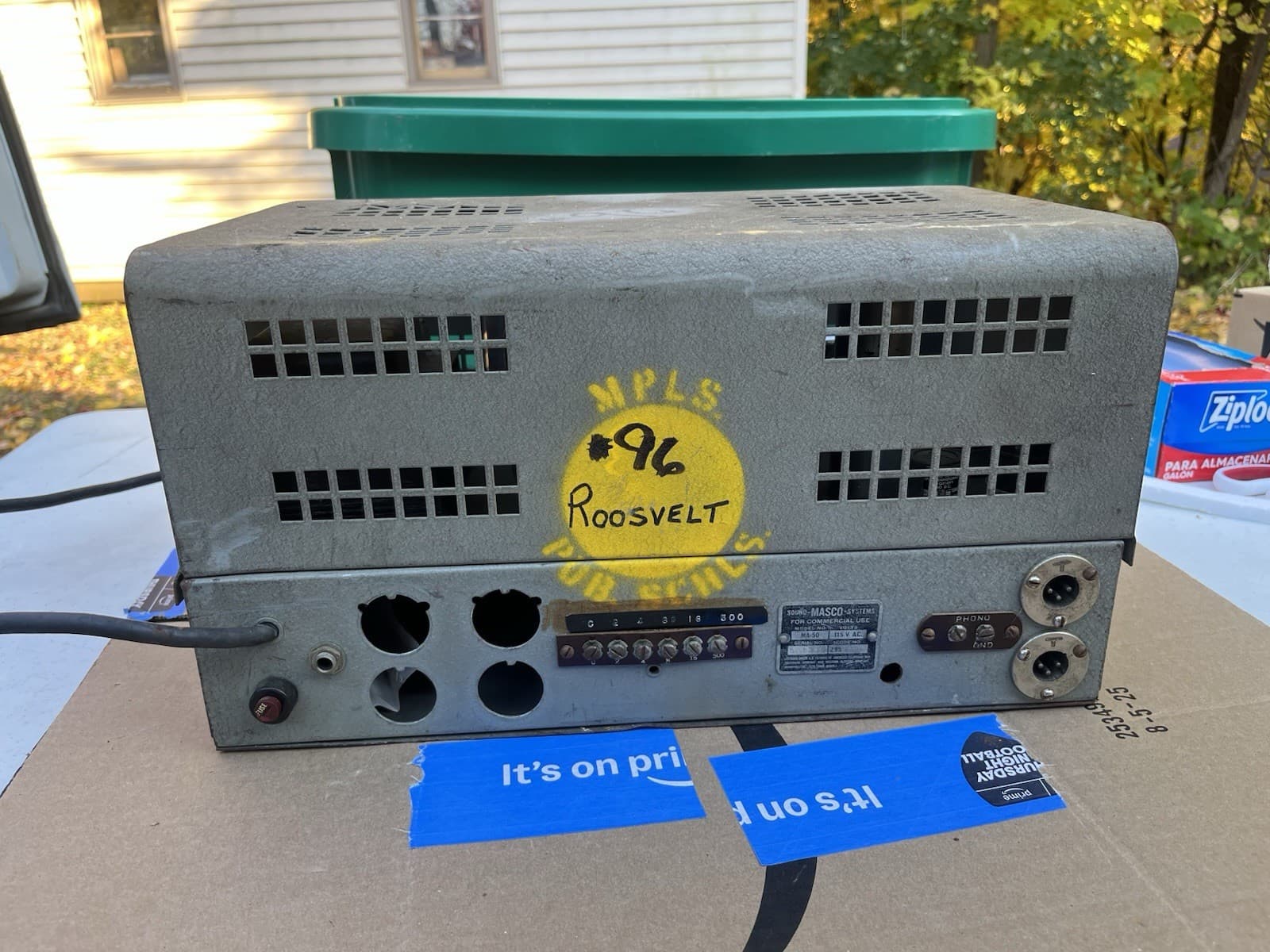 Masco MA-50 Vintage Tube Amplifier  4