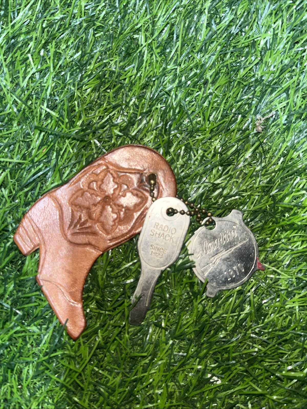 VTG MARLIN GUN KEYCHAIN POCKET SCREW DRIVER 1870 w COWBOY      AA