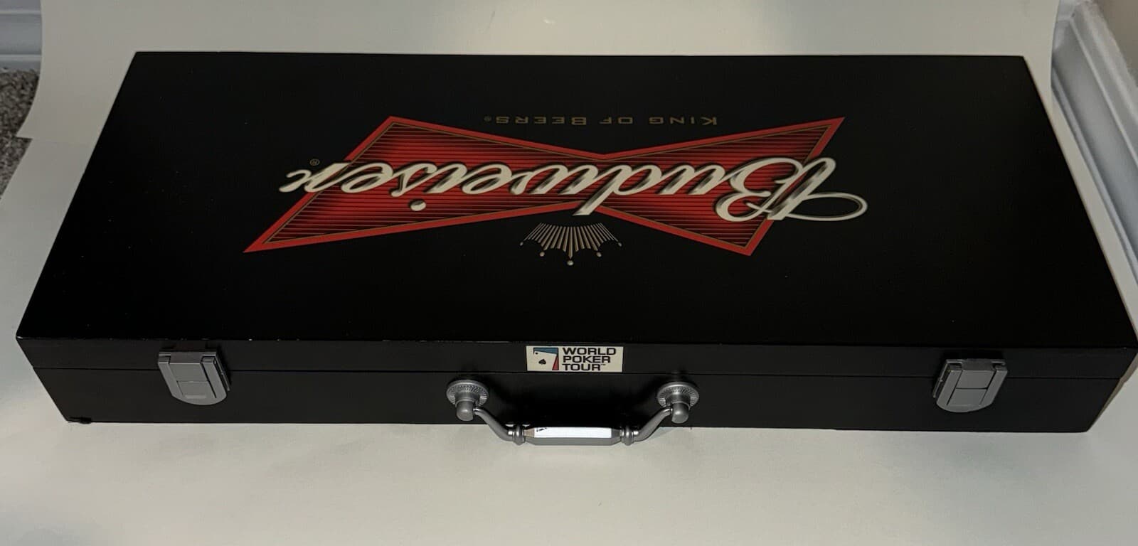 Unopened Budweiser World Poker Tour Poker Chip & Card Set – Rare Collectible 2