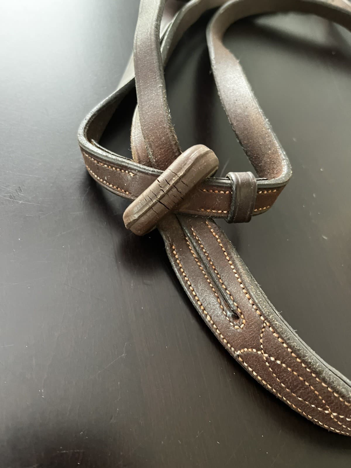 Huntseat Martingale Brown Used Tack Full Size 2