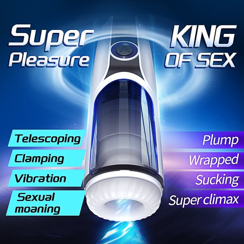 Male Masturbaters Automatic HandsFree Rotating Cup Thrusting Stroker Men Sex Toy 2