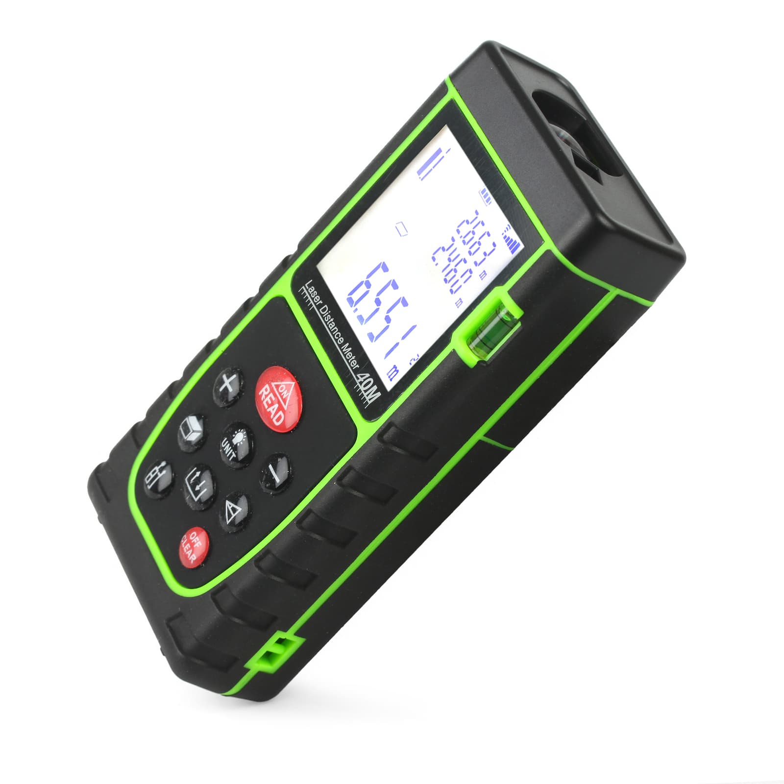 Handheld Digital Laser Point Distance Meter Measure Tape Range Finder 40m/131ft 4