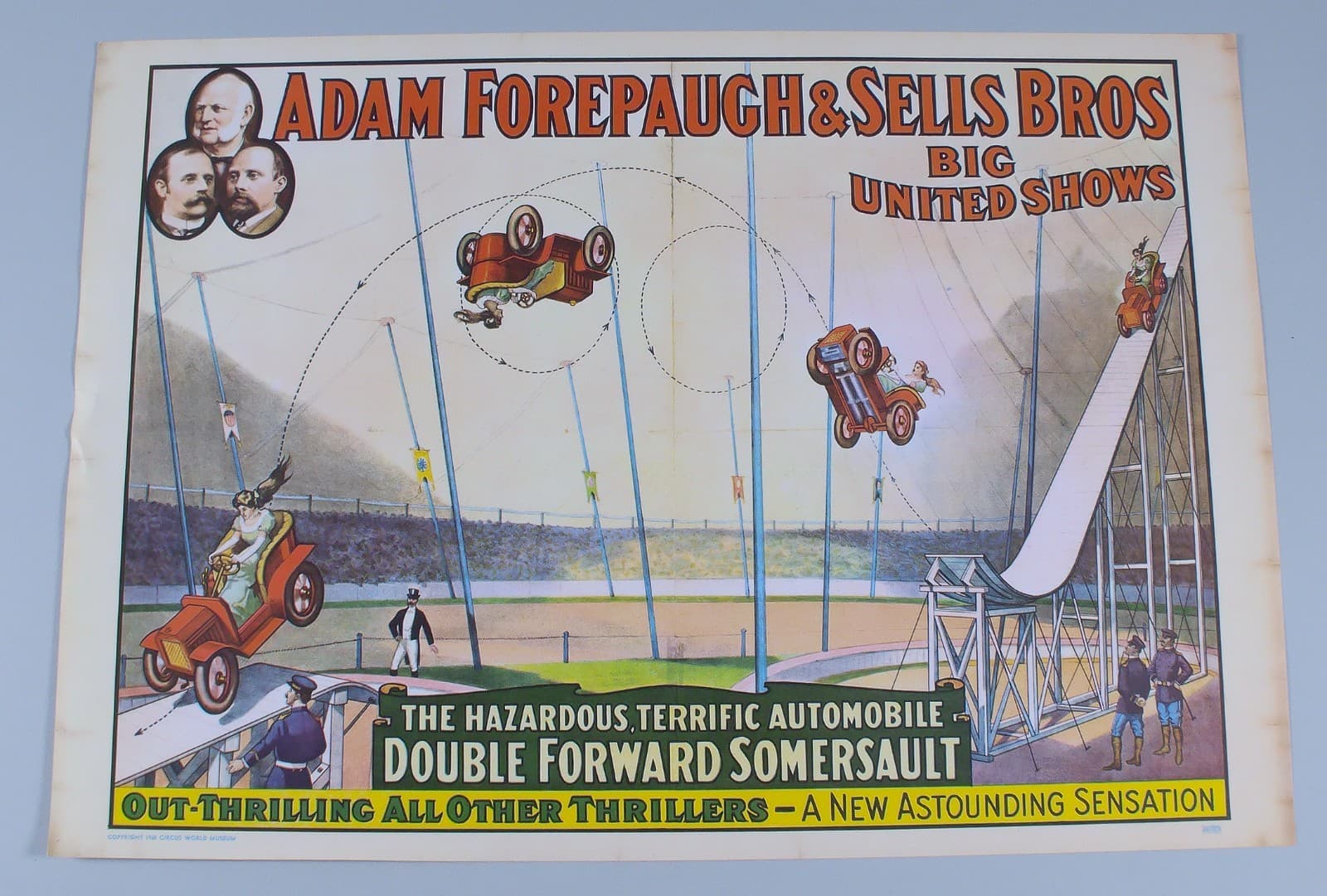 Huge Lot of 170 Forepaugh & Sells Bros" BIG UNITED SHOWS" Circus Poster CW/1960 4