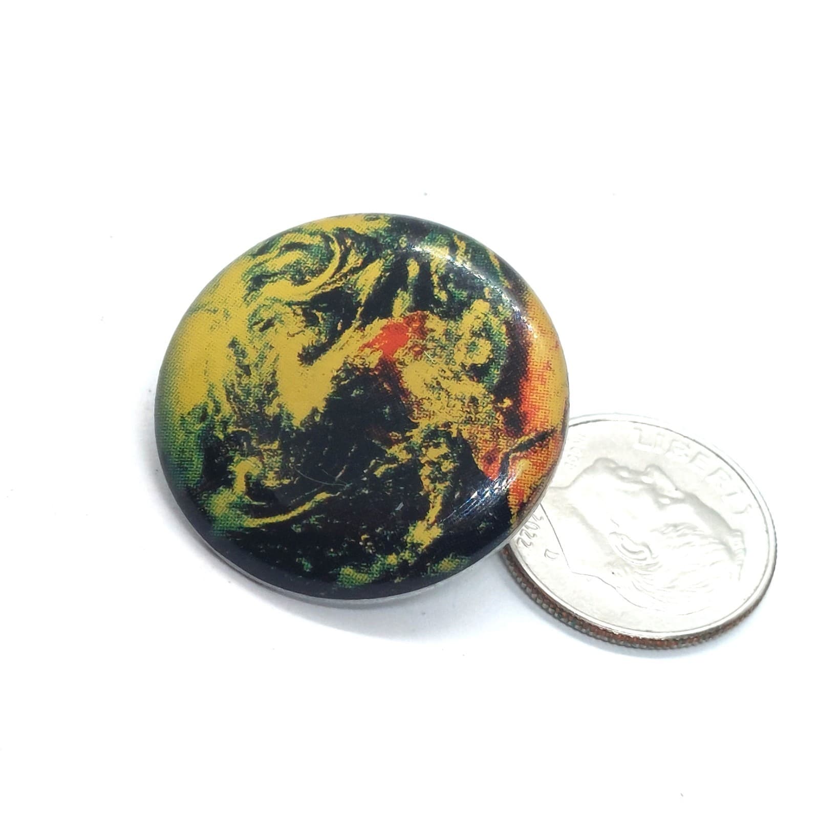 Earth Globe Environmental Awareness Lapel Pin Save The Planet Green Earth VTG 2
