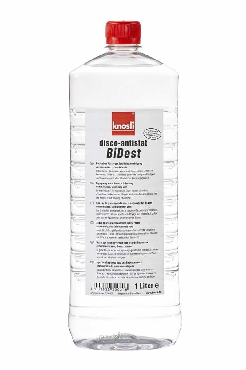 Knosti Disco-Antistat BiDest Distilled Water 1 Liter