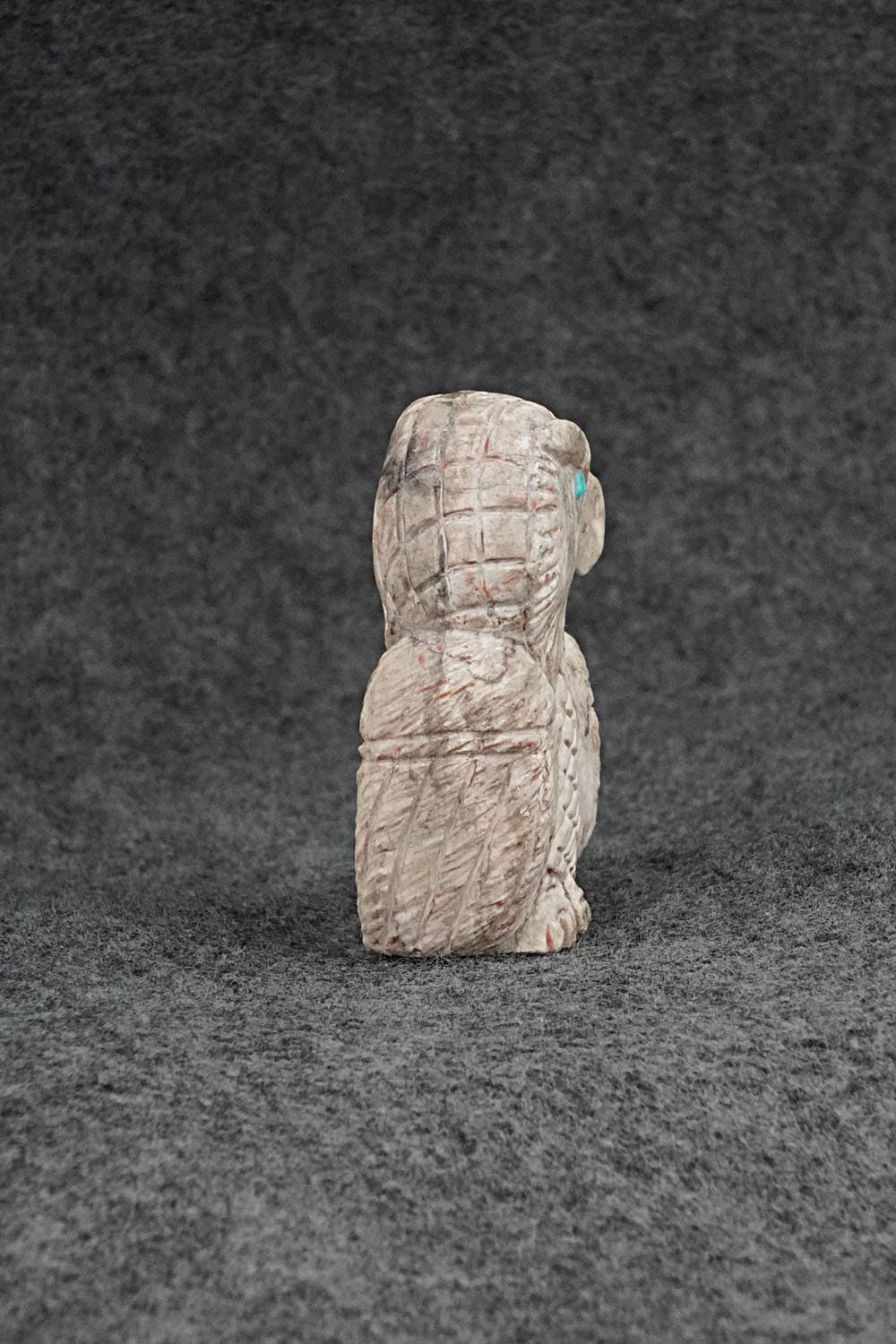 Owl Zuni Fetish Carving - Jonas Hustito 3