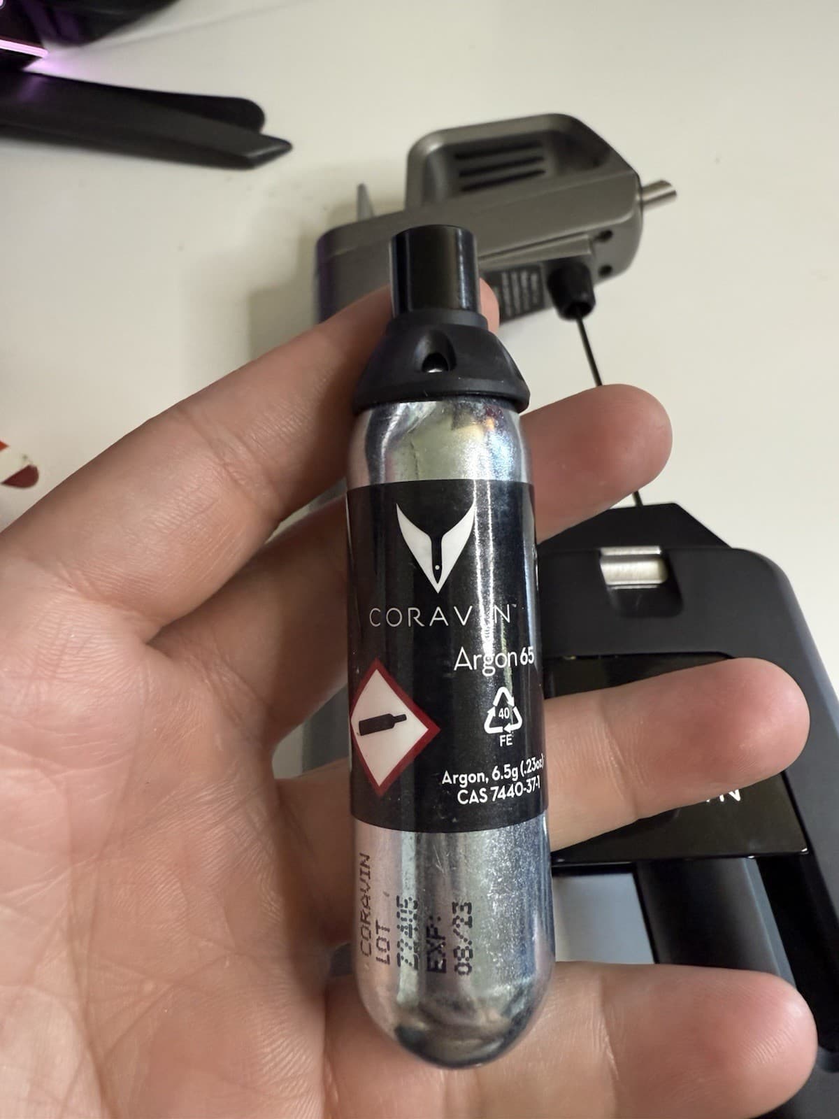 Coravin Model 5 Wine Preservation System Black With Unit Only 6