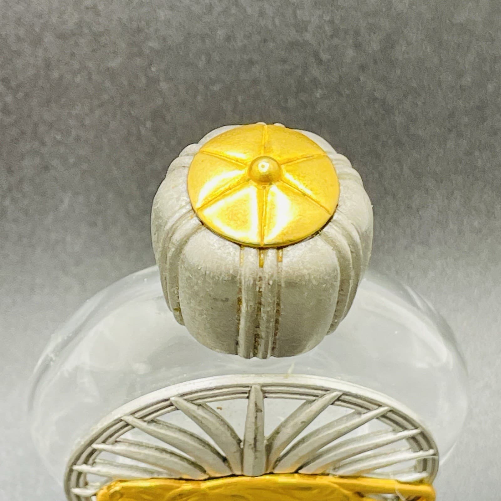 Vintage J.J. Jonette Pewter Perfume Bottle with Gold Tone Panther HTF 5