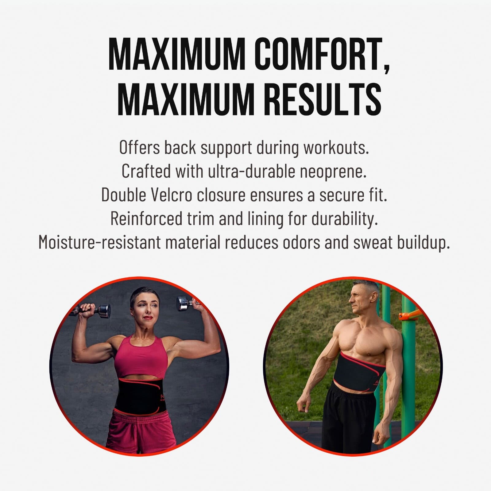 Waist Trimmer for Women and Men - Sweat and Lose Water Weight Faster 6