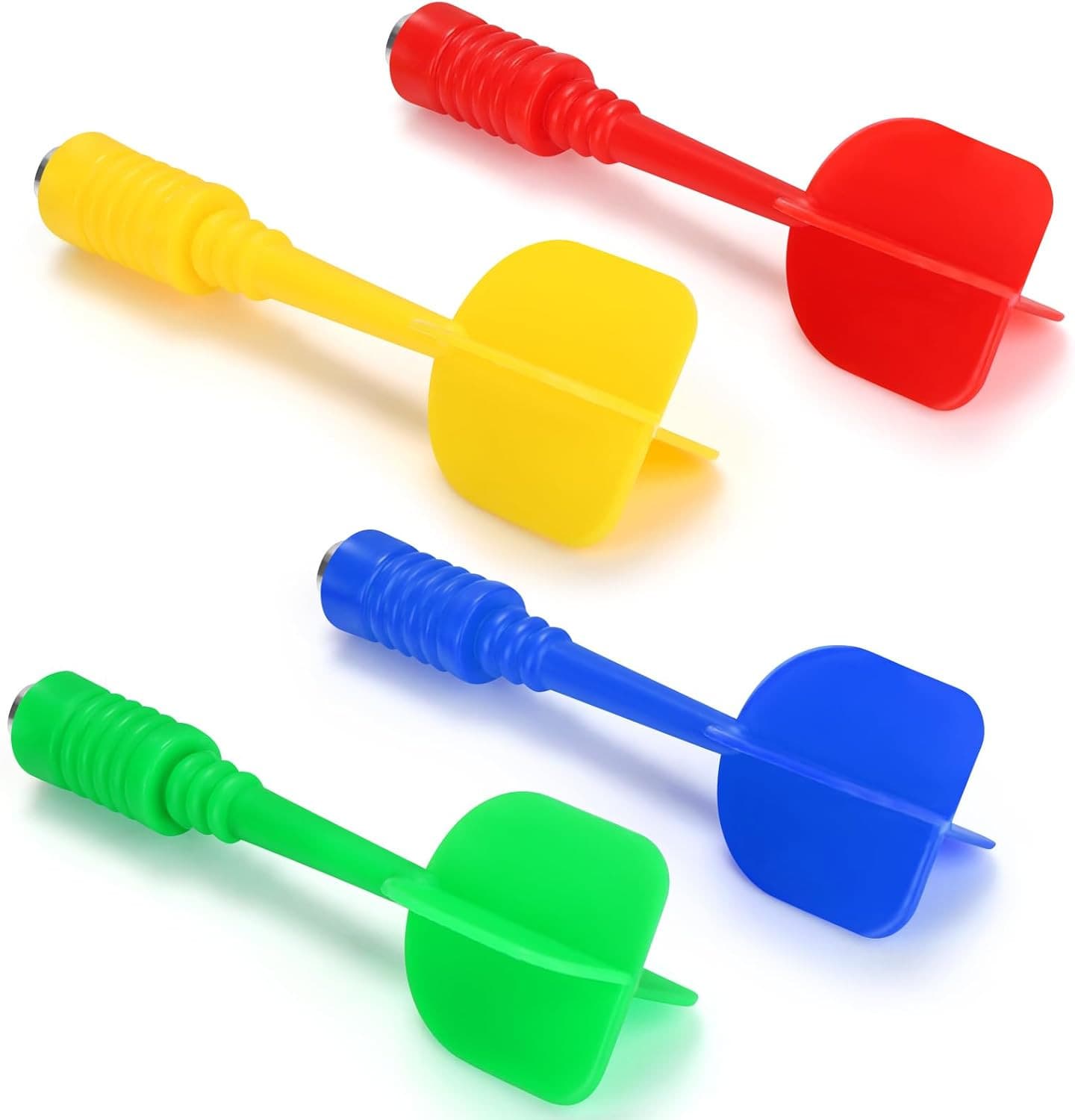 Accmor 16 Pack Magnetic Darts for Magnetic Dartboard, Replacement Plastic Dart G 4