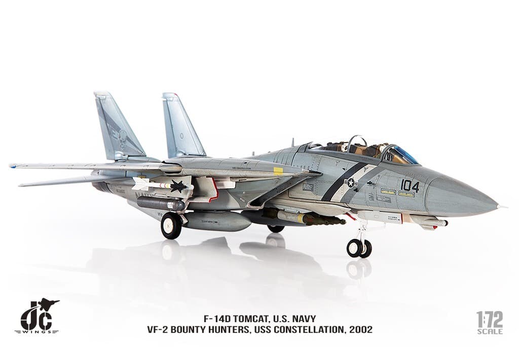 F-14D Tomcat, US Navy, VF-2 Bounty Hunters, 2002, 163900, 1/72, JCW-72-F14-008 5