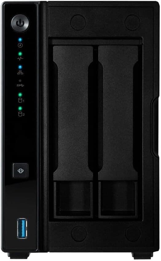 Asustor Drivestor 2 Pro Gen2 2 Bay NAS Quad-Core 1.7GHz CPU Diskless AS3302T v2 3