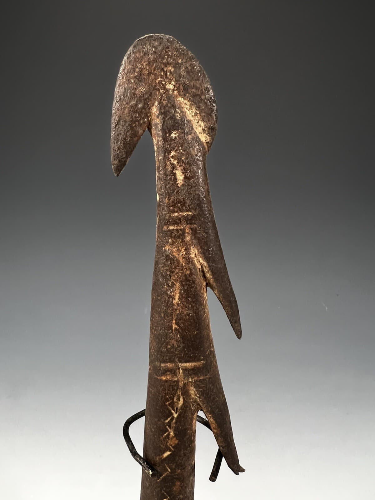 Lot of 3 Hand Forged Iron Harpoons 1 Gabon Africa &  2 Unknown ca. 19th century 5