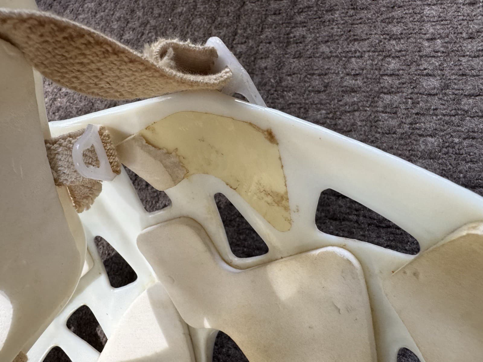 Vintage 1970s MYLEC Adult Goalie Hockey Mask w/ Backplate, Jason Friday The 13th 5