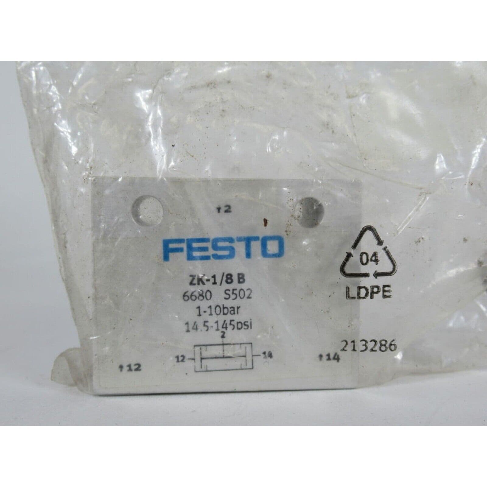 New Festo 6680 ZK-1/8-B AND gate 4