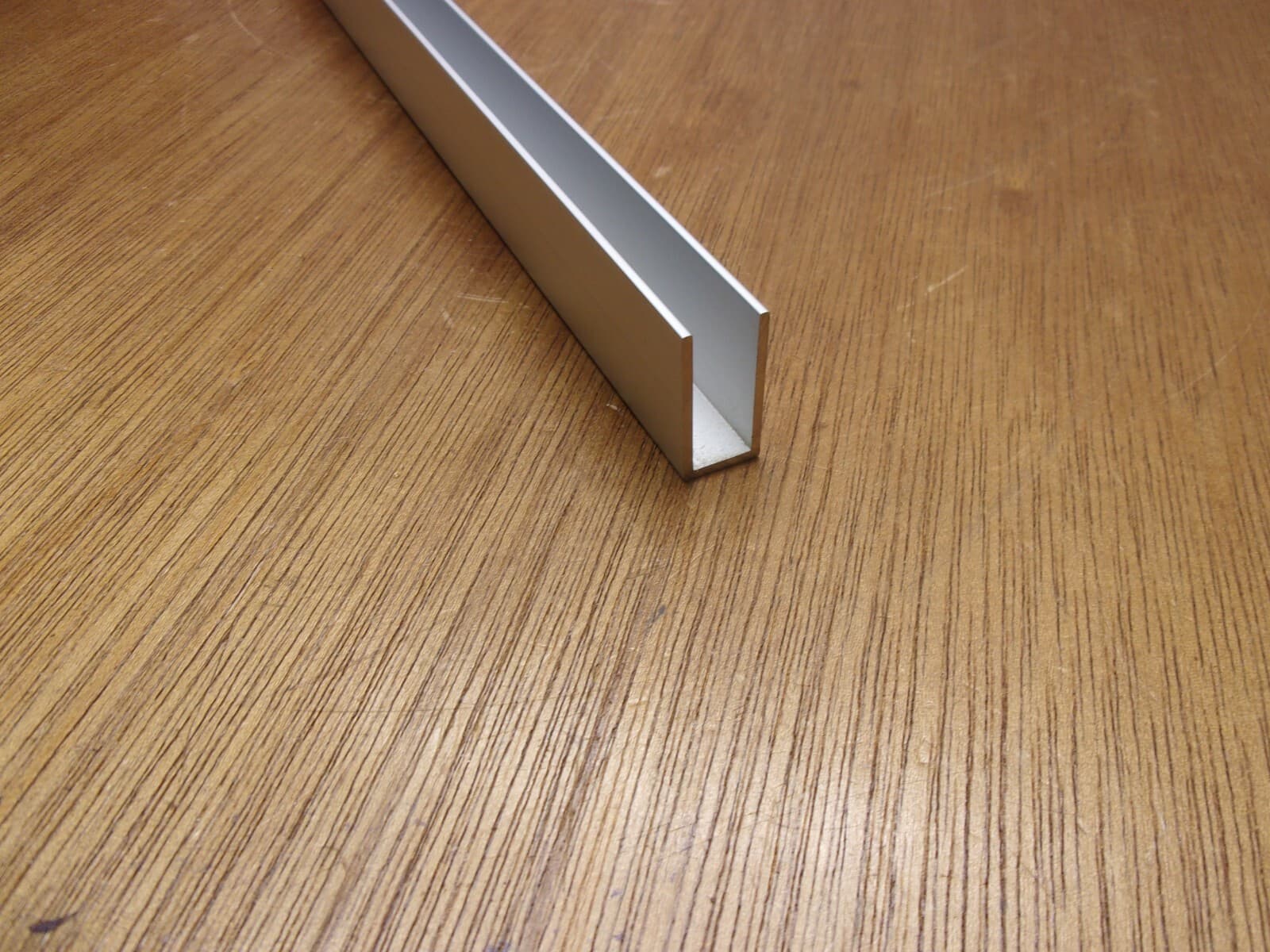 1/2" Base X 1" Leg X 12" 6063 Aluminum U Channel .062" Wall Square Corner USA 2