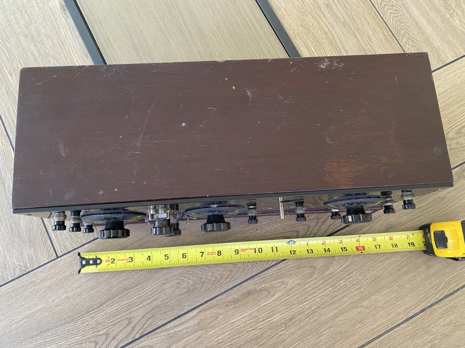 Kennedy 281 Radio w/ UX-201A Detector Tube & 6 Extra Tubes (UNTESTED)  1920-30s 2