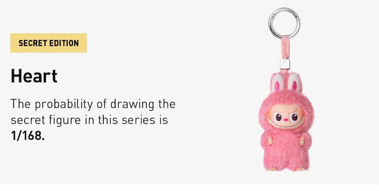 *USA* AUTHENTIC POP MART LABUBU THE MONSTERS PIN FOR LOVE - BLIND BOX (A-M) 4