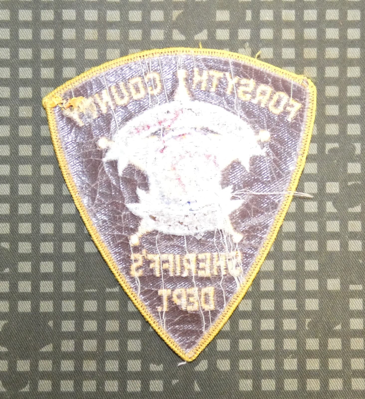 Vintage Forsyth County Sheriff's Department Patch (North Carolina) 2