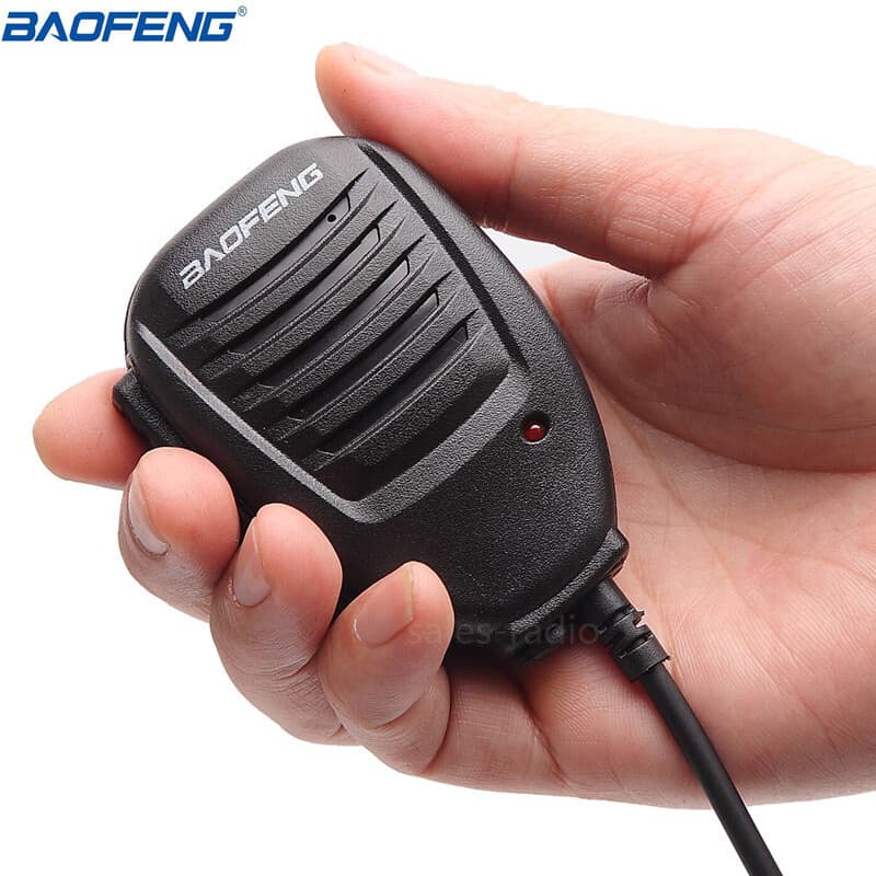 2Pcs Shoulder Speaker Microphone For Baofeng UV-5R BF-888S Radios Walkie Talkie 2