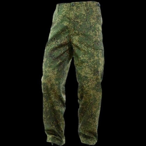 RUSSIAN DIGITAL CAMOUFLAGE PANTS MILITARY BDU CARGO 6 POCKET FATIGUE TROUSERS 6