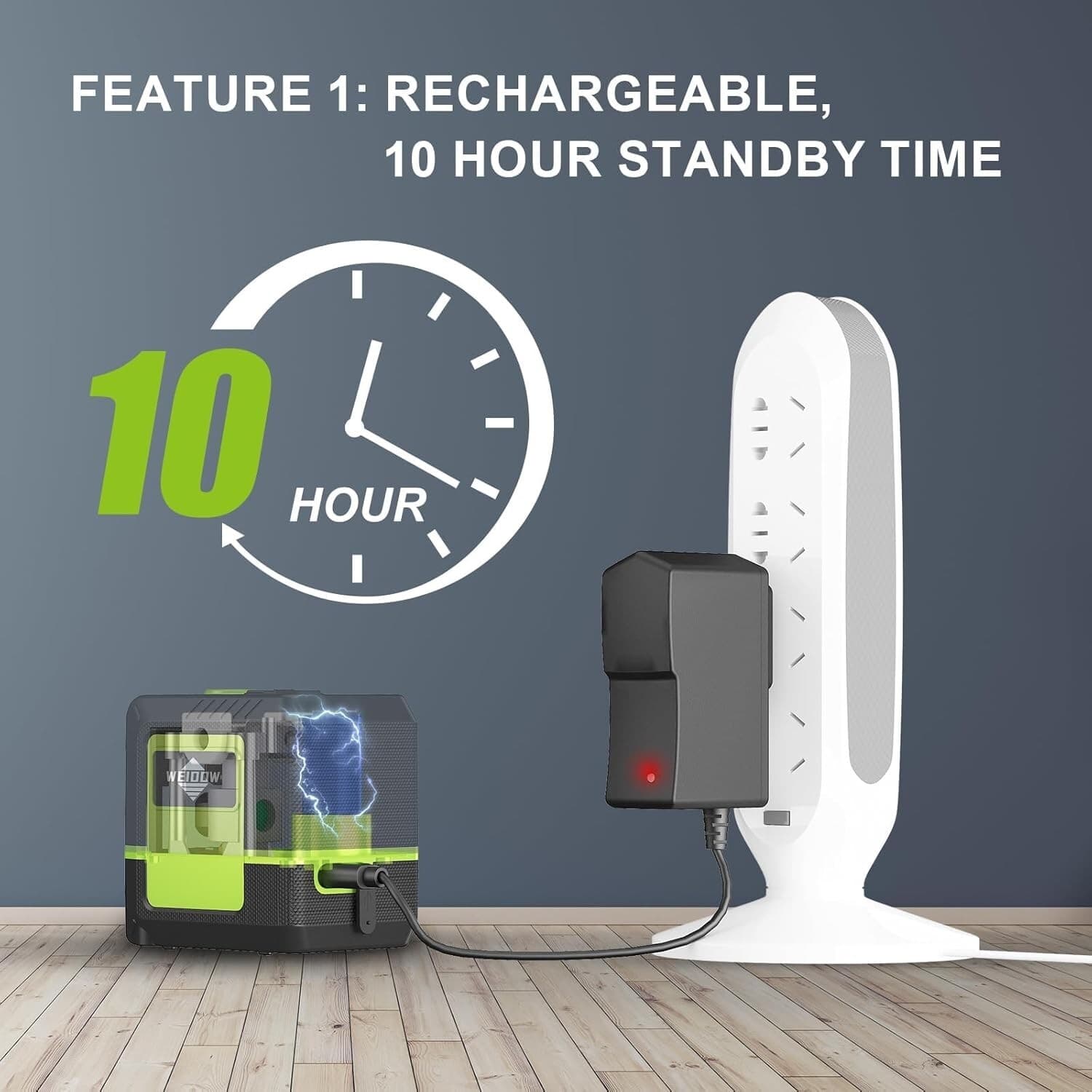  Self Leveling Laser Level With Tripod 98ft Green Cross Line Laser  2