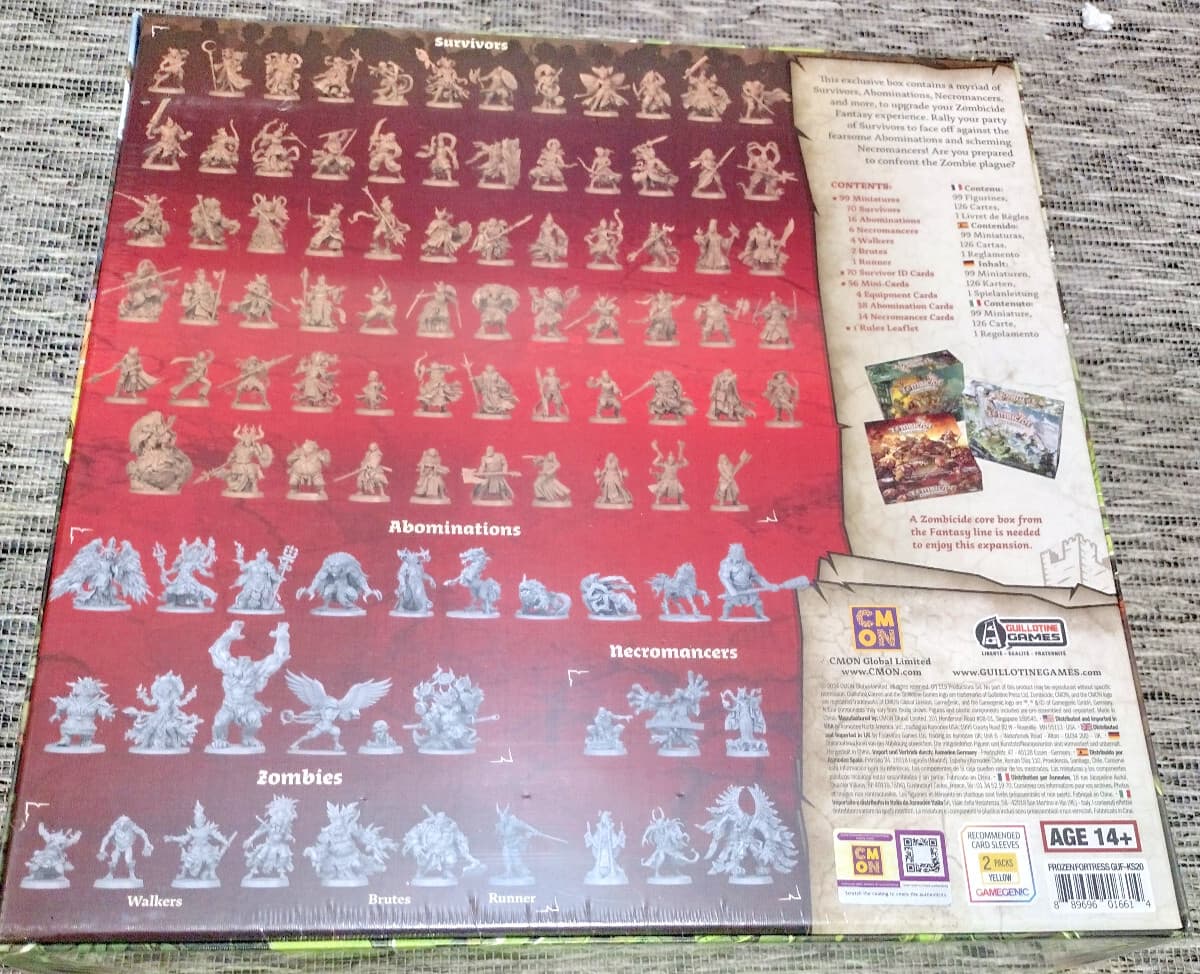 Zombicide White Death: Frozen Fortress  Kickstarter Promos/Extras Box GUF-KS20 2