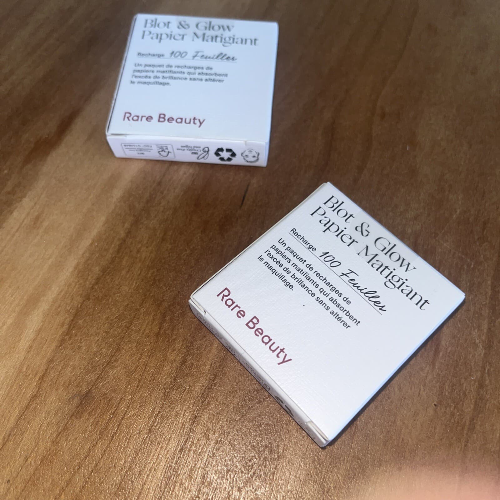 Rare Beauty Blot & Glow Blotting Paper Refill 100 Sheets New SET Of 2 2