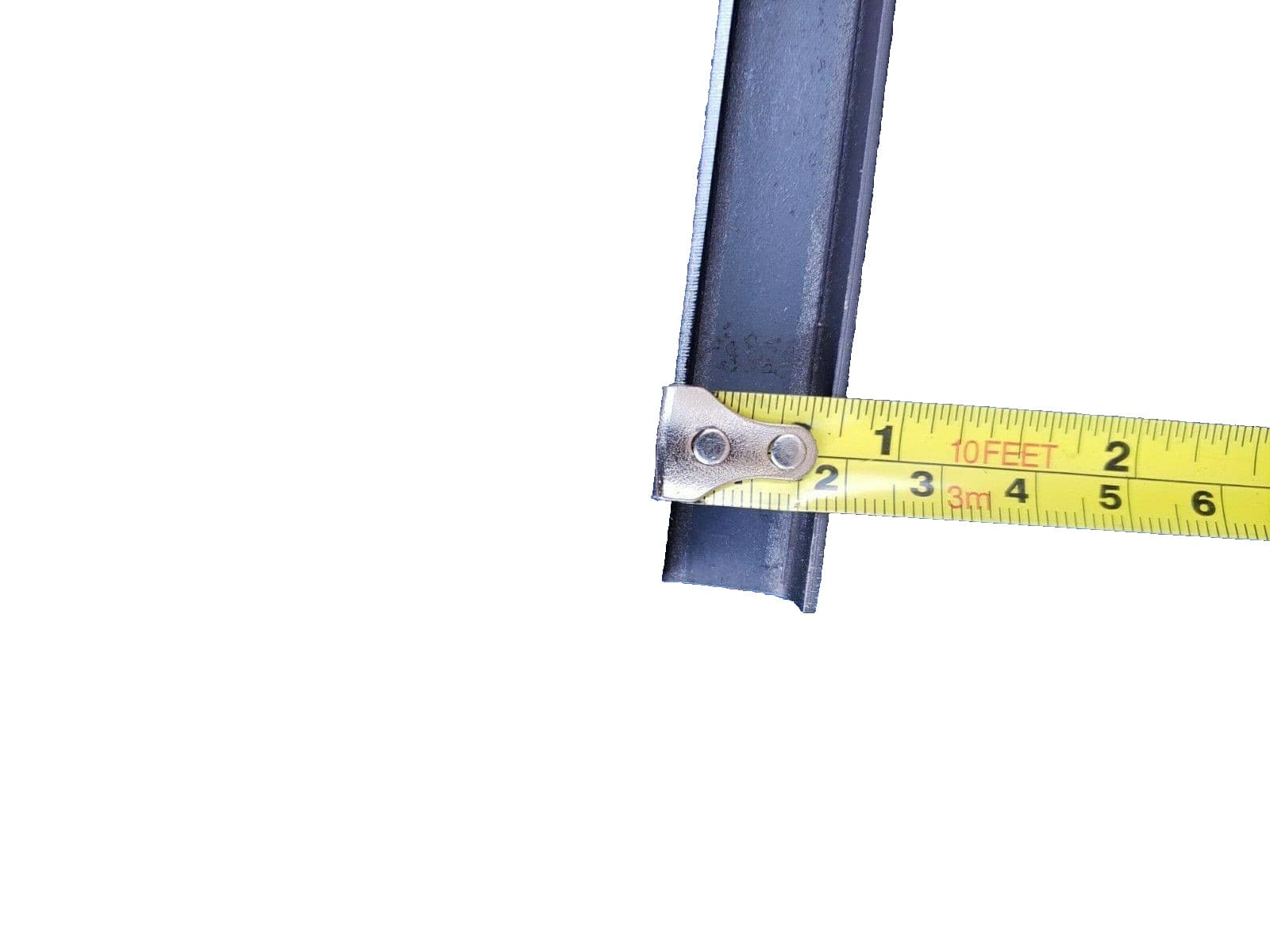 (QTY:2) Channel Iron 1/2'' x 3/4'' x 1/2'' x 24'' Mild Steel 4