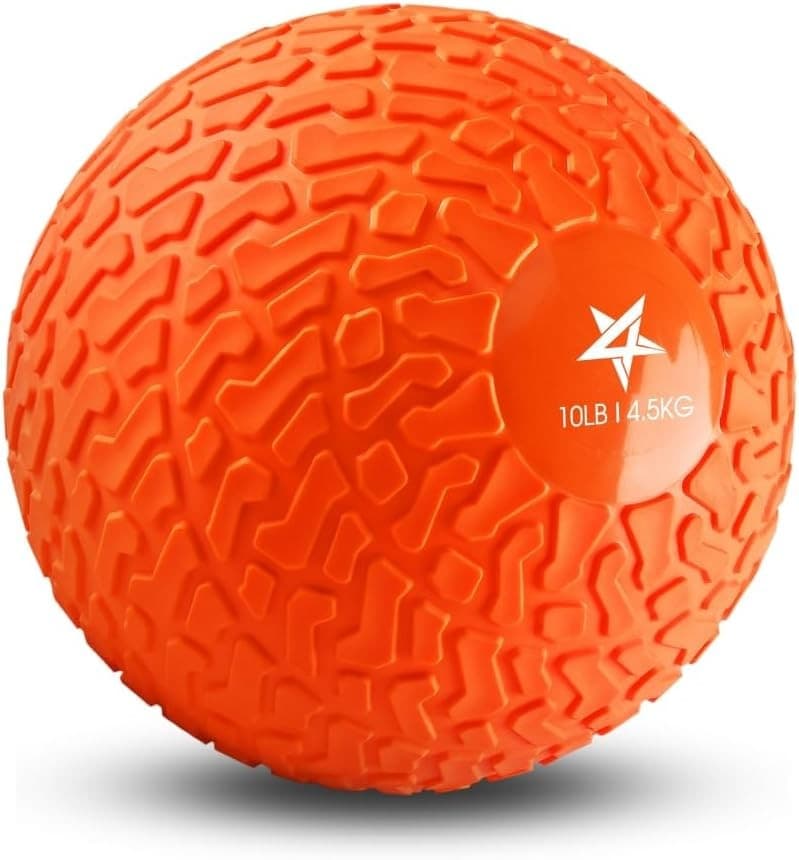 Yes4All Upgraded Fitness Slam Medicine Ball 10lbs Orange beast, beast 