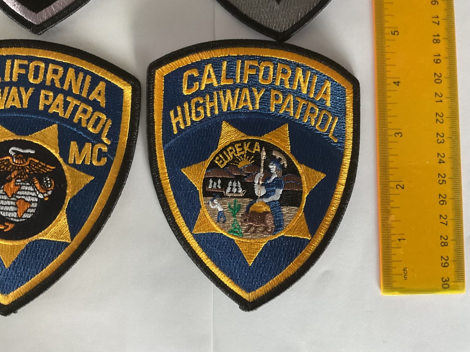 California Highway Patrol collectable Patch 8 pieces great Set new full size 2